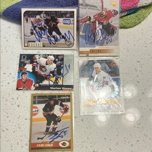 Signed Ottawa Senators Hockey Card Lot -